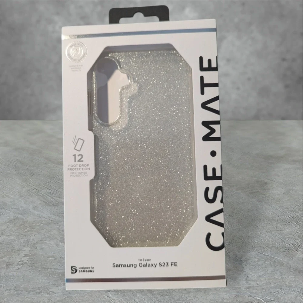 L3. Case-Mate Case For Samsung Galaxy S23 FE In Sheer Crystal‎ Gold